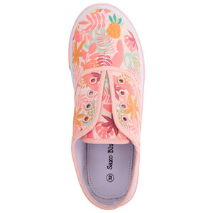 Zapatillas bajas de lona con estampado tropical niña 