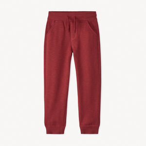 Pantalón jogging de felpa slub liso para niño  Main Pantalón jogging de felpa slub liso para niño