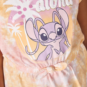 Ropa de niña con efecto tie & dye de Angel Disney y grandes lentejuelas 