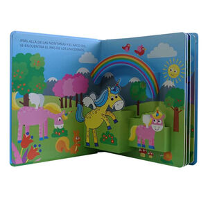Libro pop-up Unicornios +3 años 