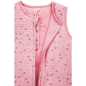 Saco de dormir TOG 2 con estampado de corazones en gasa de algodón  Main Saco de dormir TOG 2 con estampado de corazones en gasa de algodón