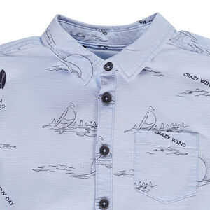 Camiseta de manga corta para niño con estampado de fantasía 