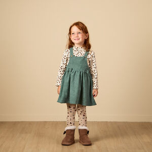 Ropa corta sin mangas de terciopelo liso para bebé niña 