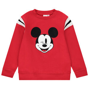 Sweat en molleton rouge pour enfant garçon print Mickey recto verso Main Sweat en molleton rouge pour enfant garçon print Mickey recto verso