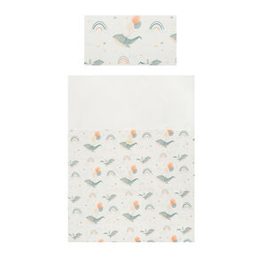 Funda nórdica + funda de almohada 120x150 Moby blanco 