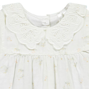 Conjunto de 2 piezas con blusa estampada de gatos para bebé niña 