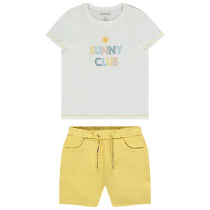 Ensemble 2 pièces avec print fantaisie pour bébé garçon 