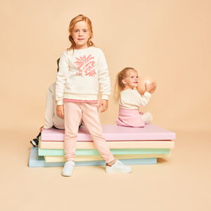 Sudadera de felpa con estampado para niña 