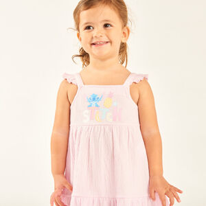 Ropa de tirantes con volantes Stitch de Disney para niña bebé 