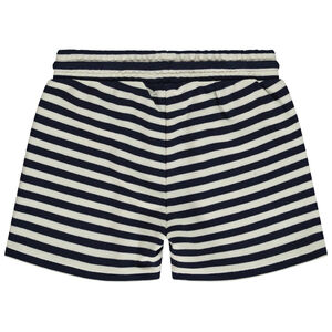 Short de punto rayado fantasía niña 