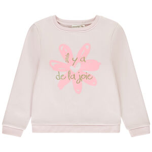 Sudadera de felpa estampada para niña 