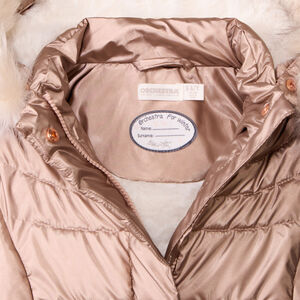 Anorak Grand Froid con pelo sintético desmontable para niña 