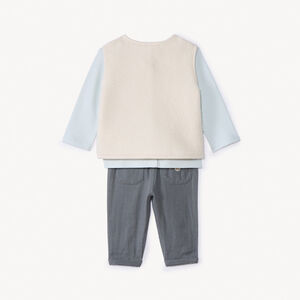 Conjunto largo de 3 piezas para bebé niño 