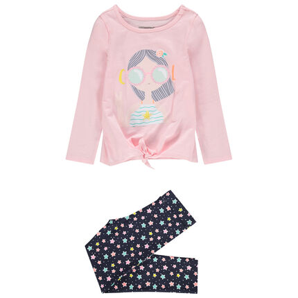 Pyjama En Jersey Print Fille Et Bas Etoile Orchestra Es