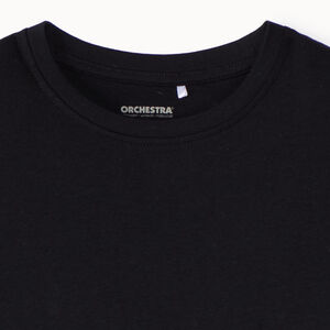 Camiseta de manga corta lisa para niño 