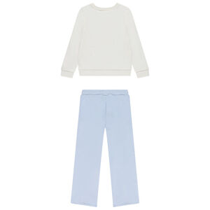 Conjunto sudadera Reine des Neiges Disney y pantalón jogging para niña 