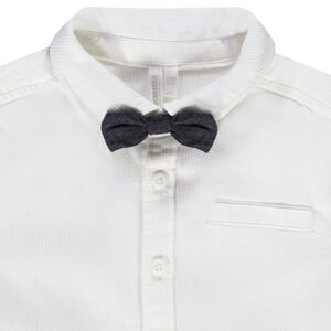 Camisa de manga larga con pajarita para bebé niño 
