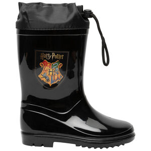 Botas de lluvia negras con logo de Harry Potter para niño 