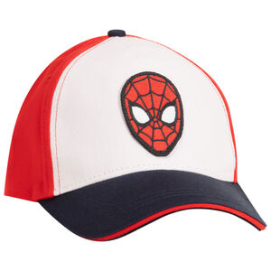 Gorra tricolor con parche de Spider-Man Marvel para niño 