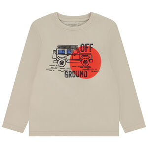 Camiseta de manga larga estampada para niño 