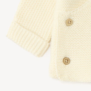 Brassière bébé en tricot uni 