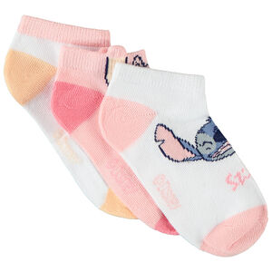 Juego de 3 pares de calcetines cortos Stitch & Angel Disney para niña  Main Juego de 3 pares de calcetines cortos Stitch & Angel Disney para niña