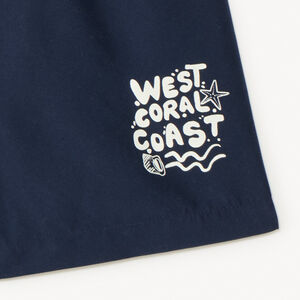 Bañador bicolor con estampado para niño 