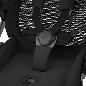 Chasis carrito Mios Cromado con detalles en negro 