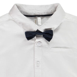 Chemise de ceremonia con pajarita para bebé niño 