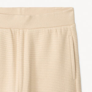 Conjunto de chándal en tejido efecto nido de abeja con lentejuelas para niña 