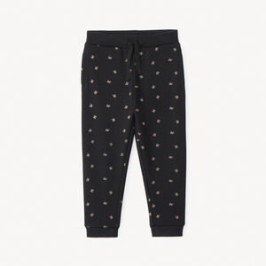 Pantalón de jogging de felpa con estampado de nudos para bebé niña  Main Pantalón de jogging de felpa con estampado de nudos para bebé niña