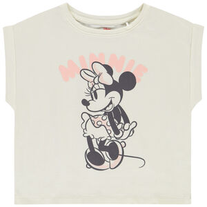Camiseta de manga corta corte boxy Minnie Disney para niña  Main Camiseta de manga corta corte boxy Minnie Disney para niña