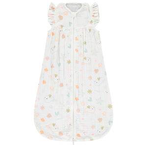 Pelele sin mangas TOG 0.5 con estampado de ballenas para bebé niña 