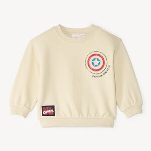 Sudadera de bebé niño de felpa con diseño de Captain America de Marvel. 