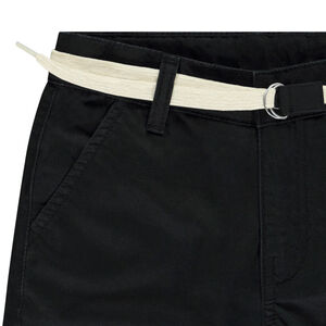 Bermudas lisos de tela con cinturón de cordón niño 