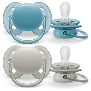 SILICON PACIFIER SOOTHER ULTRA SOFT ,6-18 M 
