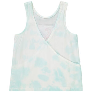 Camiseta sin mangas efecto tie & dye con espalda cruzada niña 