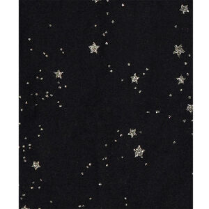 Medias finas con estampado de estrellas con purpurina para niña 