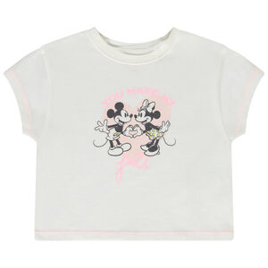 Camiseta manga corta estampado Minnie Disney niña 