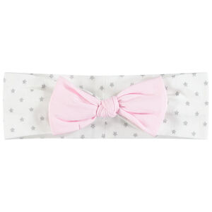Bandeau imprimé étoile avec nœud pour bébé fille 