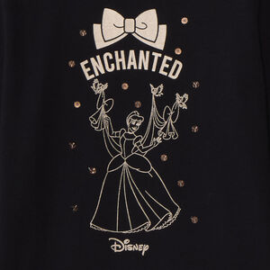 Camiseta interior de cuello vuelto con estampado de Cendrillon Disney para niña 