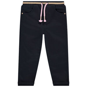 Pantalón de tela suave efecto felpa para bebé niña 