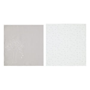 Lote de 2 bandas piel con piel de algodón 