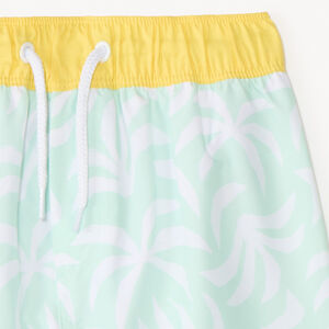 Bañador estampado de hojas para niño 