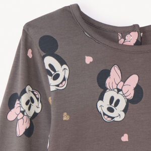 Camiseta manga larga estampada Minnie Disney para bebé niña 