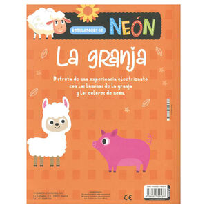 Libro para colorear La granja colección Rotuladores de néon +5 años 