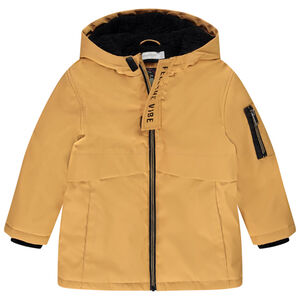 Parka gomme avec doublure en sherpa pour garçon Main Parka gomme avec doublure en sherpa pour garçon