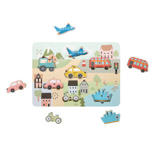 Puzzle sonoro "Los vehículos 