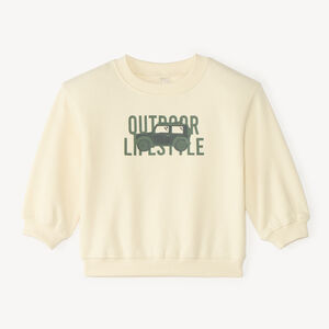 Sudadera de felpa oversize para bebé niño con estampado divertido 