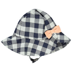 Pelele de cuadros vichy para bebé niña 